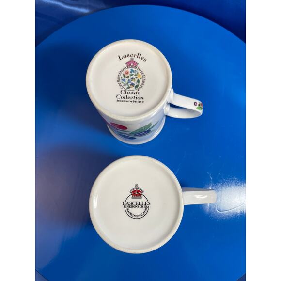 Lascelles Classic Collection Cherry Design Coffee Mugs Made in England - Picture 6 of 6